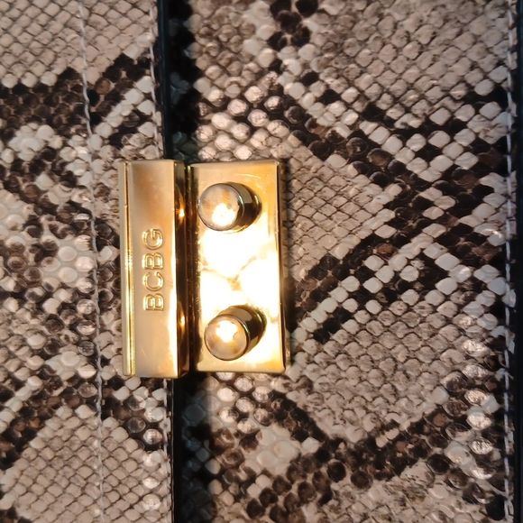 BCBG Snakeskin Chain Purse - Picture 13 of 14